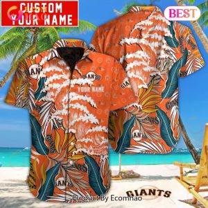 MLB San Francisco Giants Special Hawaiian Design Button Shirt