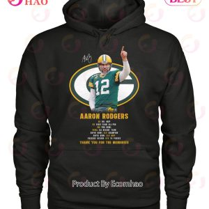 Aaron Rodgers Thank You For The Memories  LIMITED EDITION  T-Shirt