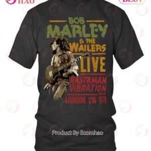 Bob Marley The Wailers Rastaman Vibration Tour T-Shirt