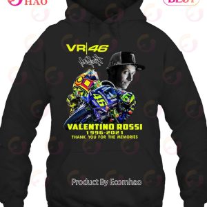 Valentino Rossi 1996 – 2021 Thank You For The Memories T-Shirt