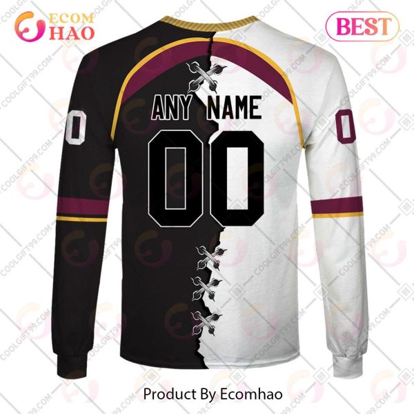 Personalized AHL Cleveland Monsters Mix Jersey 3D Hoodie
