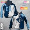 Personalized AHL Ontario Reign Mix Jersey 3D Hoodie