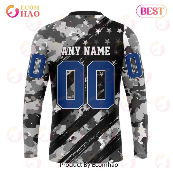 NHL Anaheim Ducks Special Camo Armed Forces Design 3D Hoodie