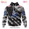 NHL Anaheim Ducks Special Camo Armed Forces Design 3D Hoodie