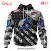 NHL St. Louis Blues Special Camo Armed Forces Design 3D Hoodie