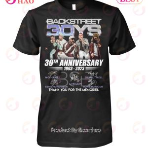 Backstreet Boys 30th Anniversary 1993 – 2023 Thank You For The Memories T-Shirt