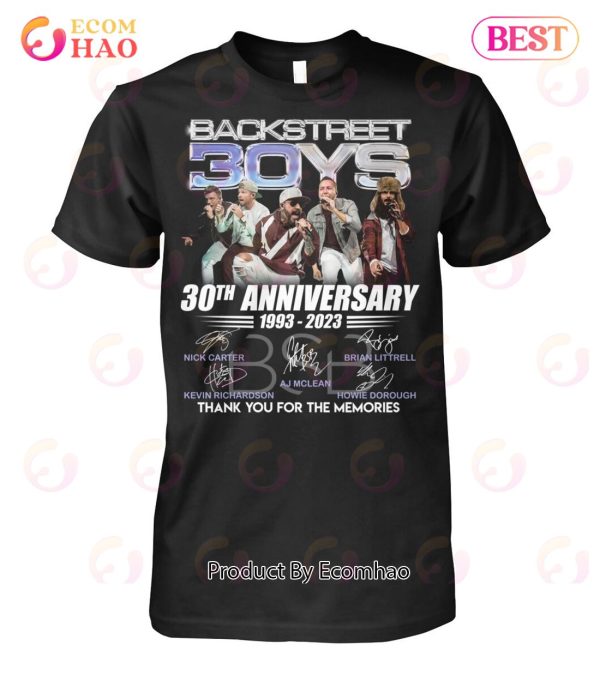 Backstreet Boys 30th Anniversary 1993 – 2023 Thank You For The Memories T-Shirt