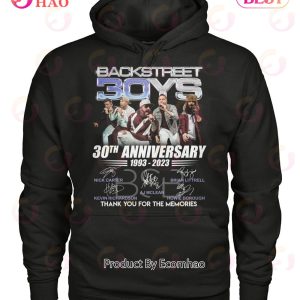 Backstreet Boys 30th Anniversary 1993 – 2023 Thank You For The Memories T-Shirt
