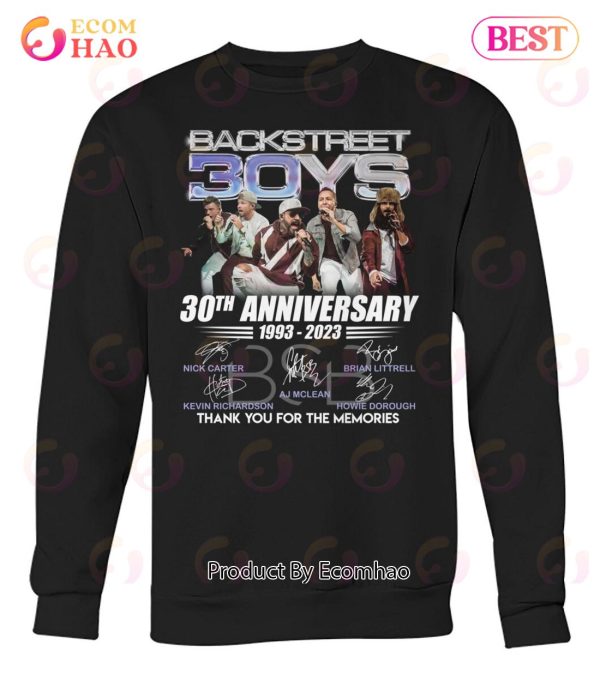 Backstreet Boys 30th Anniversary 1993 – 2023 Thank You For The Memories T-Shirt