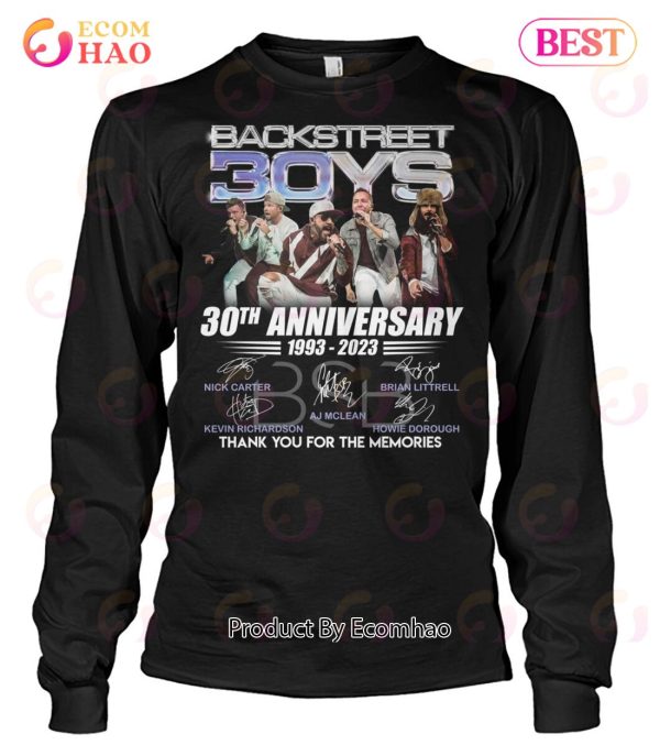 Backstreet Boys 30th Anniversary 1993 – 2023 Thank You For The Memories T-Shirt