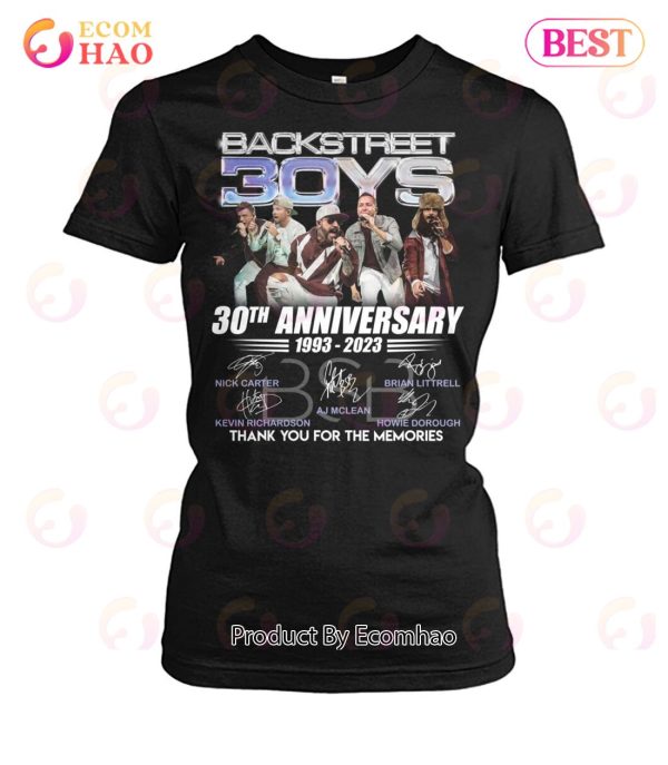 Backstreet Boys 30th Anniversary 1993 – 2023 Thank You For The Memories T-Shirt