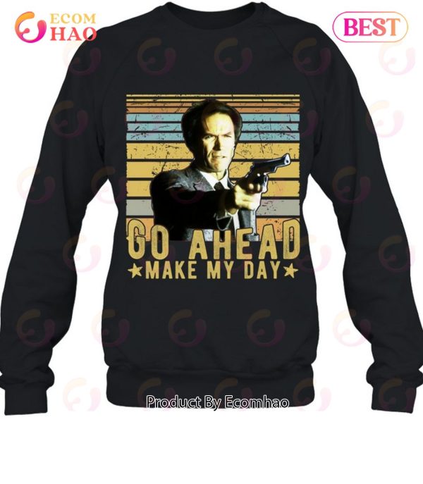 Go Ahead – Make My Day Unisex T-Shirt Gift For Fan Of Clint Eastwood