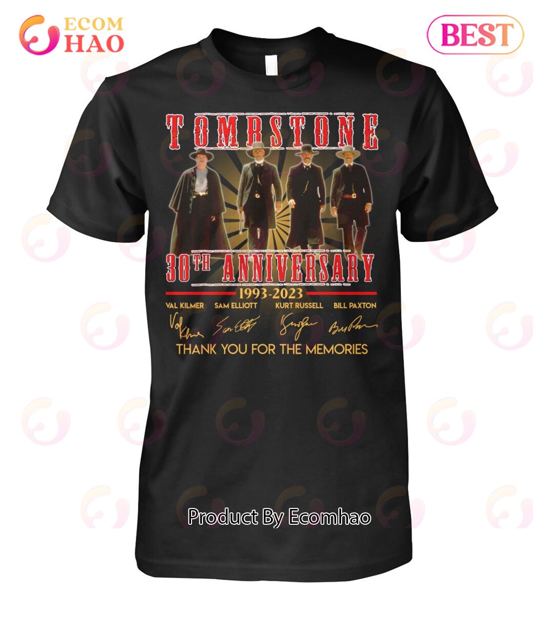 Tombstone 30th Anniversary 1993 – 2023 Thank You For The Memories T-Shirt