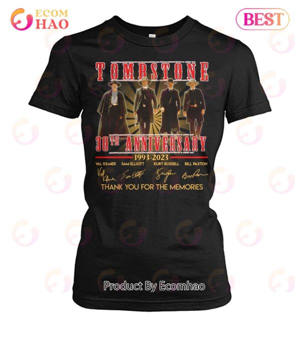 Tombstone 30th Anniversary 1993 – 2023 Thank You For The Memories T-Shirt