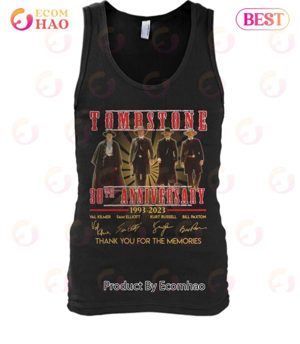 Tombstone 30th Anniversary 1993 – 2023 Thank You For The Memories T-Shirt
