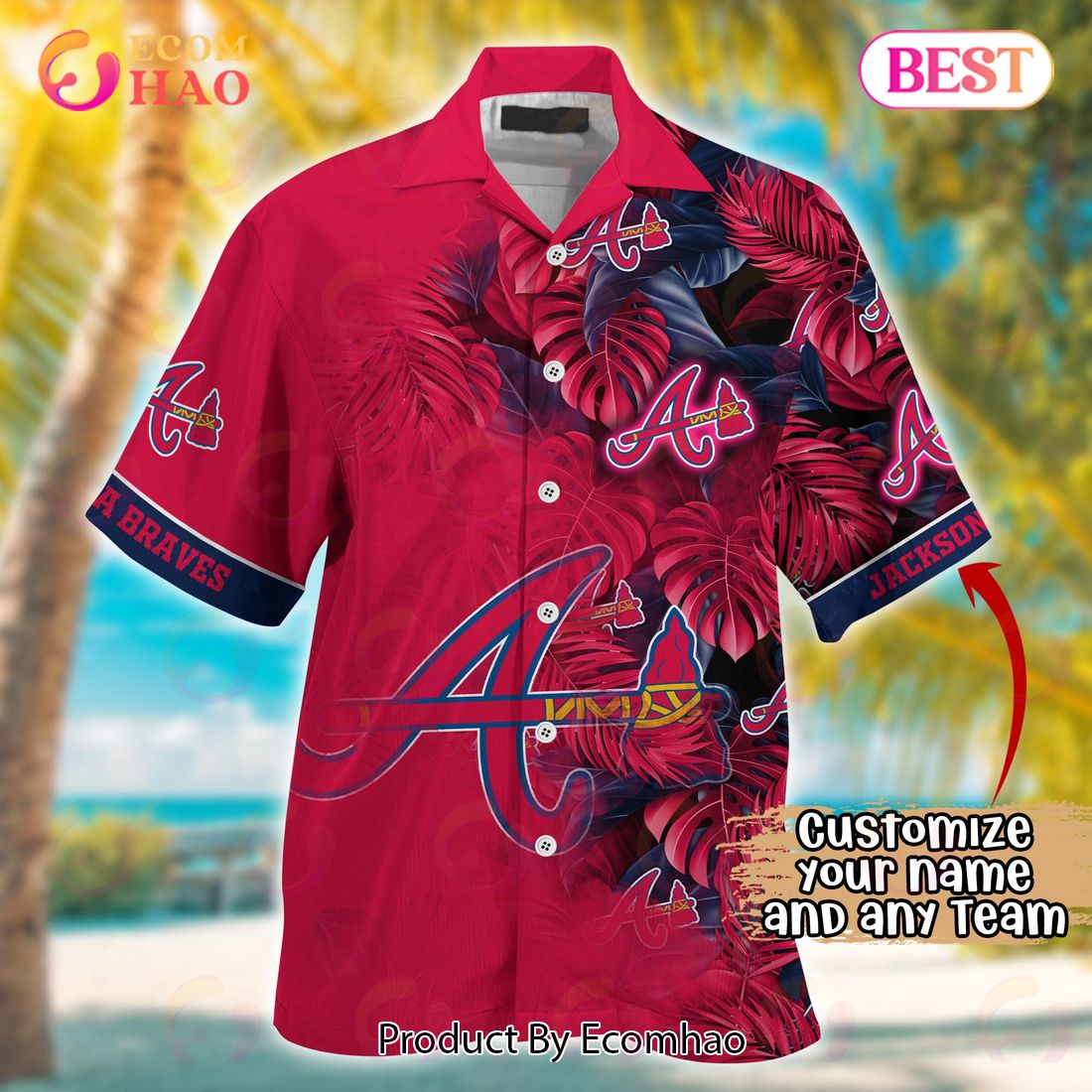 Mlb Atlanta Braves Hawaiian Shirt Summer Button Up - Hot Sale 2023