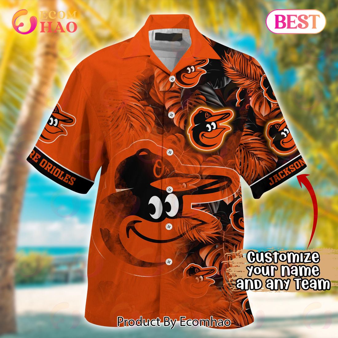 Best Selling Product] Baltimore Orioles MLB Independence Day Classic Full  Printing Hawaiian Shirt