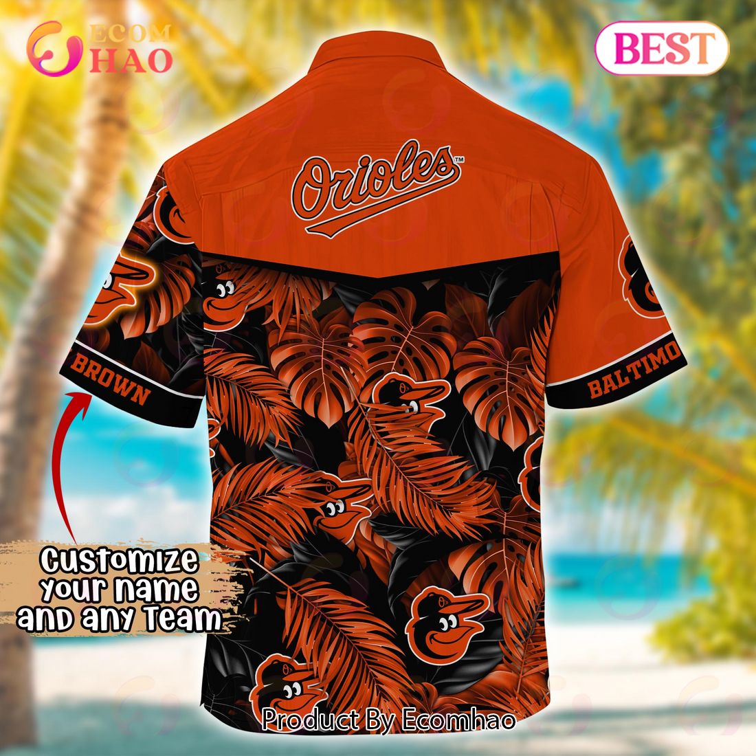 Best Selling Product] Baltimore Orioles MLB Independence Day Classic Full  Printing Hawaiian Shirt