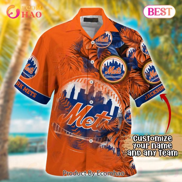 New York Mets MLB Summer Hawaii Shirt Custom Football Shirts