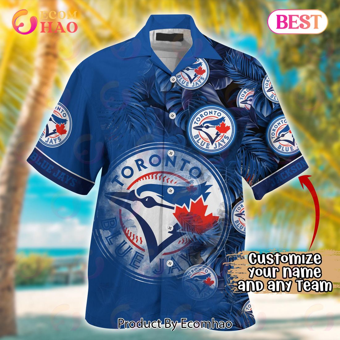 Toronto Blue Jays Sports American Football Hawaiian Shirt Custom