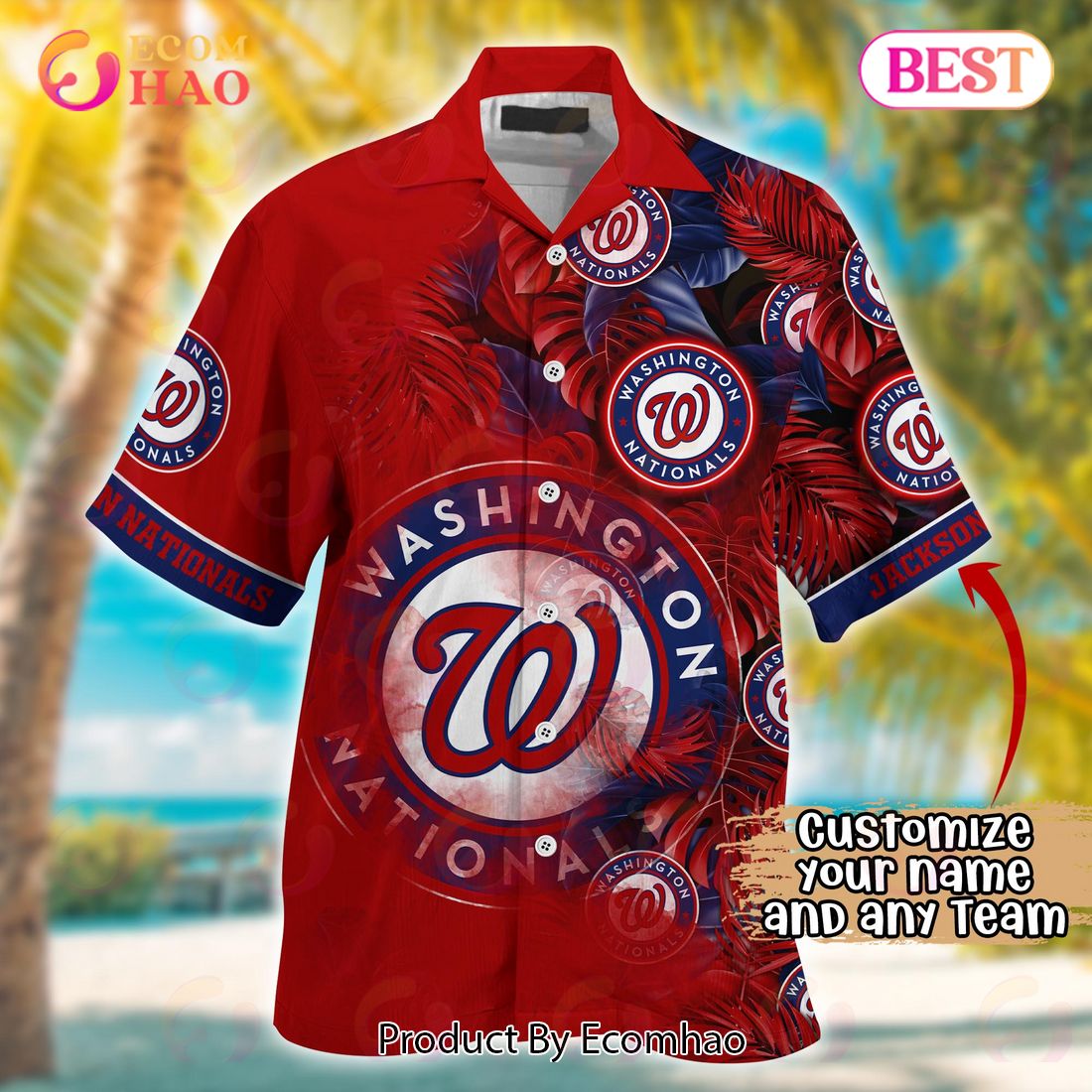 Nationals Hawaiian Shirt Washington Nationals Baseball Best