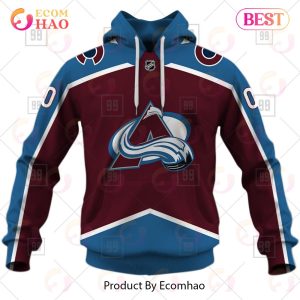 Personalized NHL Colorado Avalanche Jersey 2023 Style 3D Hoodie
