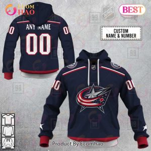 Personalized NHL Columbus Blue Jackets Jersey 2023 Style 3D Hoodie