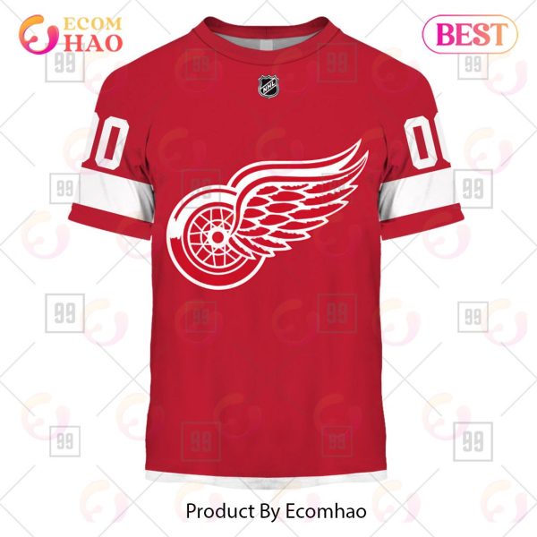Personalized NHL Detroit Red Wings Jersey 2023 Style 3D Hoodie