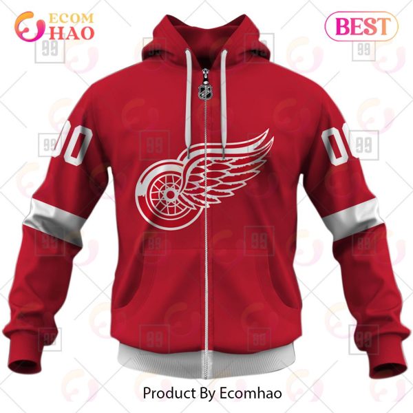 Personalized NHL Detroit Red Wings Jersey 2023 Style 3D Hoodie