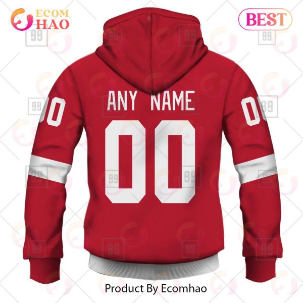 Personalized NHL Detroit Red Wings Jersey 2023 Style 3D Hoodie