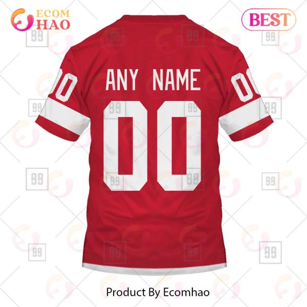 Personalized NHL Detroit Red Wings Jersey 2023 Style 3D Hoodie