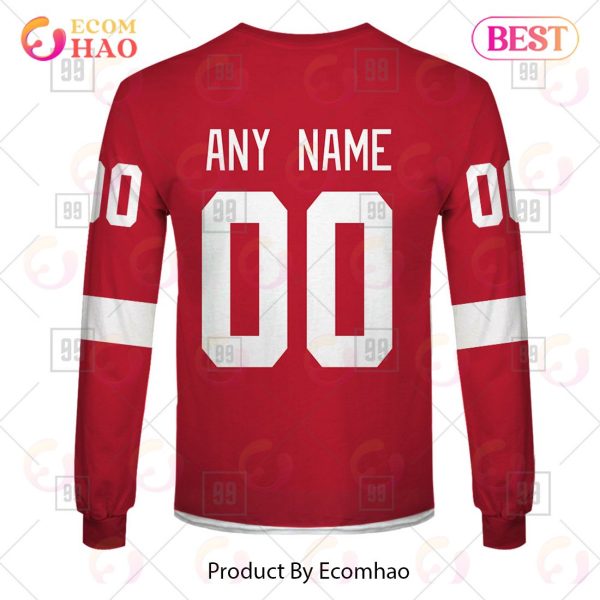 Personalized NHL Detroit Red Wings Jersey 2023 Style 3D Hoodie