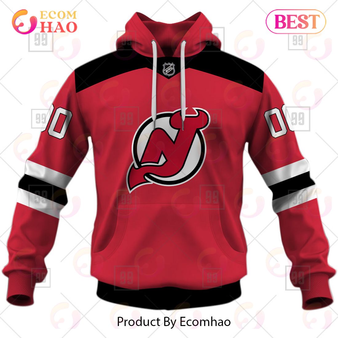 Personalized NHL New Jersey Devils Jersey 2023 Style 3D Hoodie