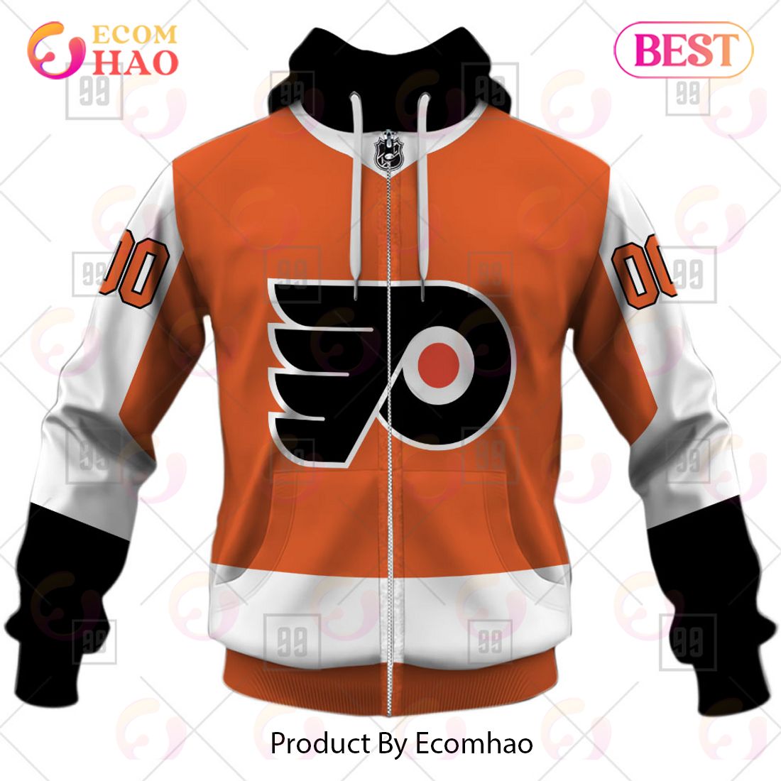 Grateful Dead Philadelphia Flyers 3D Hockey Jersey Personalized