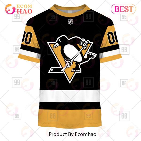 Personalized NHL Pittsburgh Penguins Jersey 2023 Style 3D Hoodie