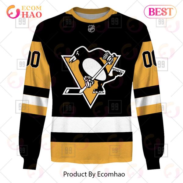 Personalized NHL Pittsburgh Penguins Jersey 2023 Style 3D Hoodie
