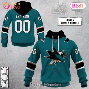 Personalized NHL San Jose Sharks Jersey 2023 Style 3D Hoodie