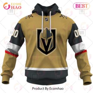 Personalized NHL Vegas Golden Knights Jersey 2023 Style 3D Hoodie