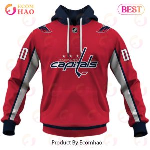 Personalized NHL Washington Capitals Jersey 2023 Style 3D Hoodie