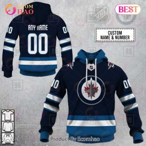 Personalized NHL Winnipeg Jets Jersey 2023 Style 3D Hoodie