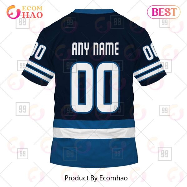 Personalized NHL Winnipeg Jets Jersey 2023 Style 3D Hoodie