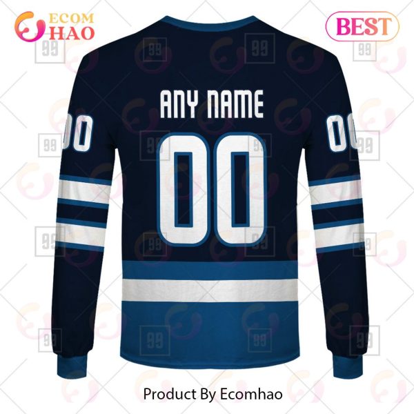 Personalized NHL Winnipeg Jets Jersey 2023 Style 3D Hoodie