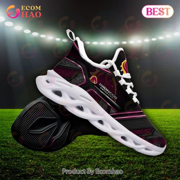 NEW NRL Brisbane Broncos Custom Name Max Soul Shoes, Sneaker