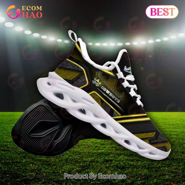 NEW NRL North Queensland Cowboys Custom Name Max Soul Shoes, Sneaker