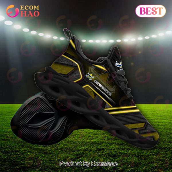 NEW NRL North Queensland Cowboys Custom Name Max Soul Shoes, Sneaker