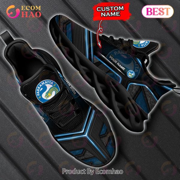 NEW NRL Parramatta Eels Custom Name Max Soul Shoes, Sneaker