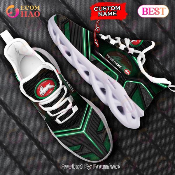 NEW NRL South Sydney Rabbitohs Custom Name Max Soul Shoes, Sneaker