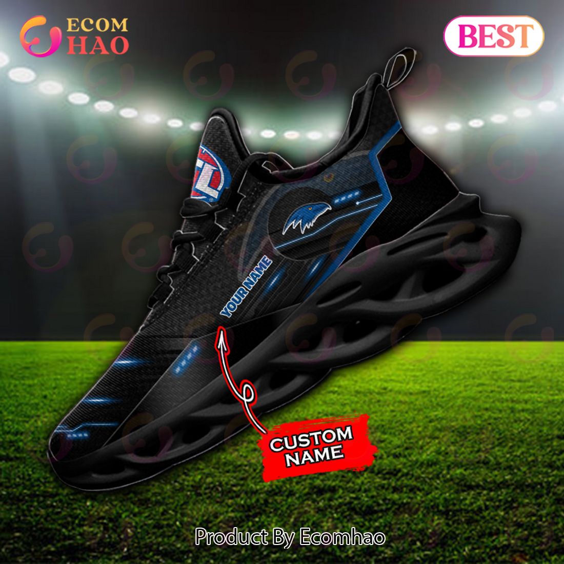 AFL Adelaide Crows Max Soul Sneaker Custom Name