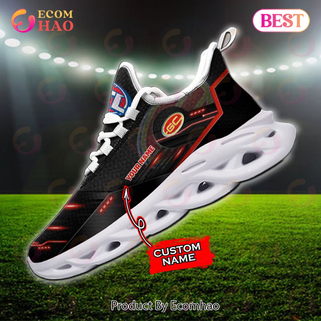 AFL Gold Coast Suns Max Soul Sneaker Custom Name