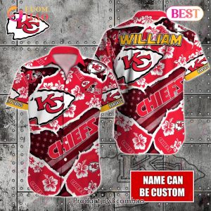 NFL Kansas City Chiefs Special Design Hawaiian Button Shirt V02